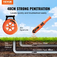 VEVOR Pipe Locators 30m Underground P67 Waterproof Pipe Blockage Detector Sewer Wall Scanner Plumbing Tool for PVC Plastic Metal 2