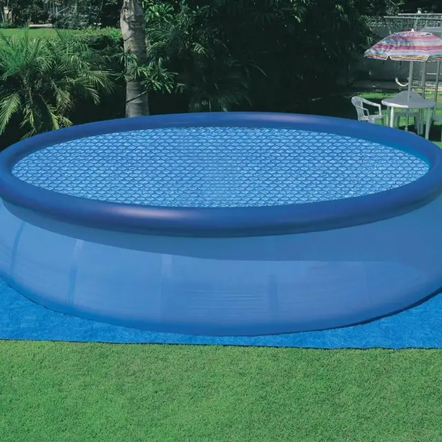 Solar Pool Cover Swimming Pool Heat Retaining Blanket Bubble Solar Cover Free Cutting Solar Pool Cover for Heat Insulation 3