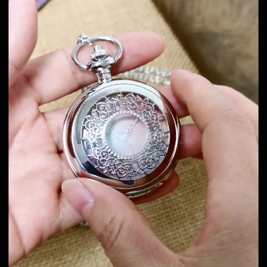 Винтажные карманные часы с цепочкой