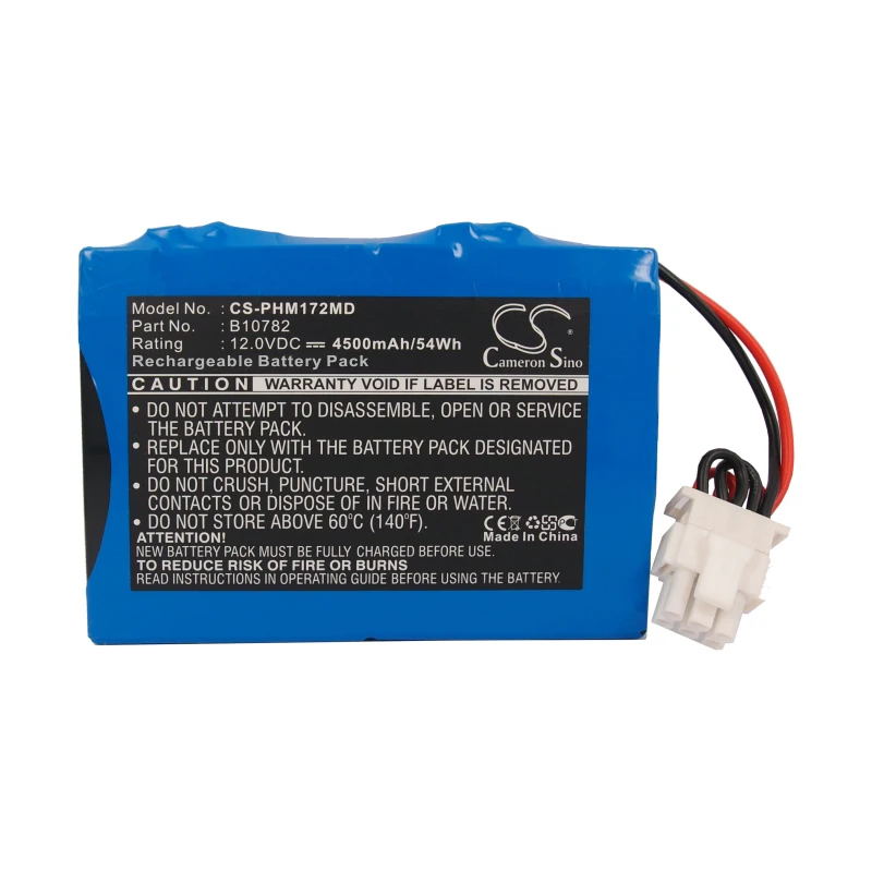 

Cameron Sino 4500mAh Battery For HP B10782 M1758A MLA1758 OM10782 M1758A M1722A Philips B10782 M1722A/B M1723A/B M1724XE M1722B