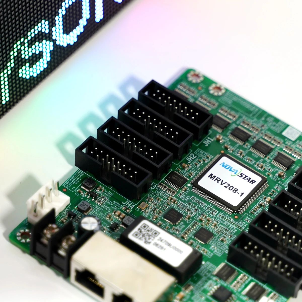 Novastar MRV208-N P2.5/P3/P3.91/P4/P5/P6/P8/P10 LED 디스플레이 패널용 풀 컬러 수신 카드, LED 스크린과 RGB 호환
