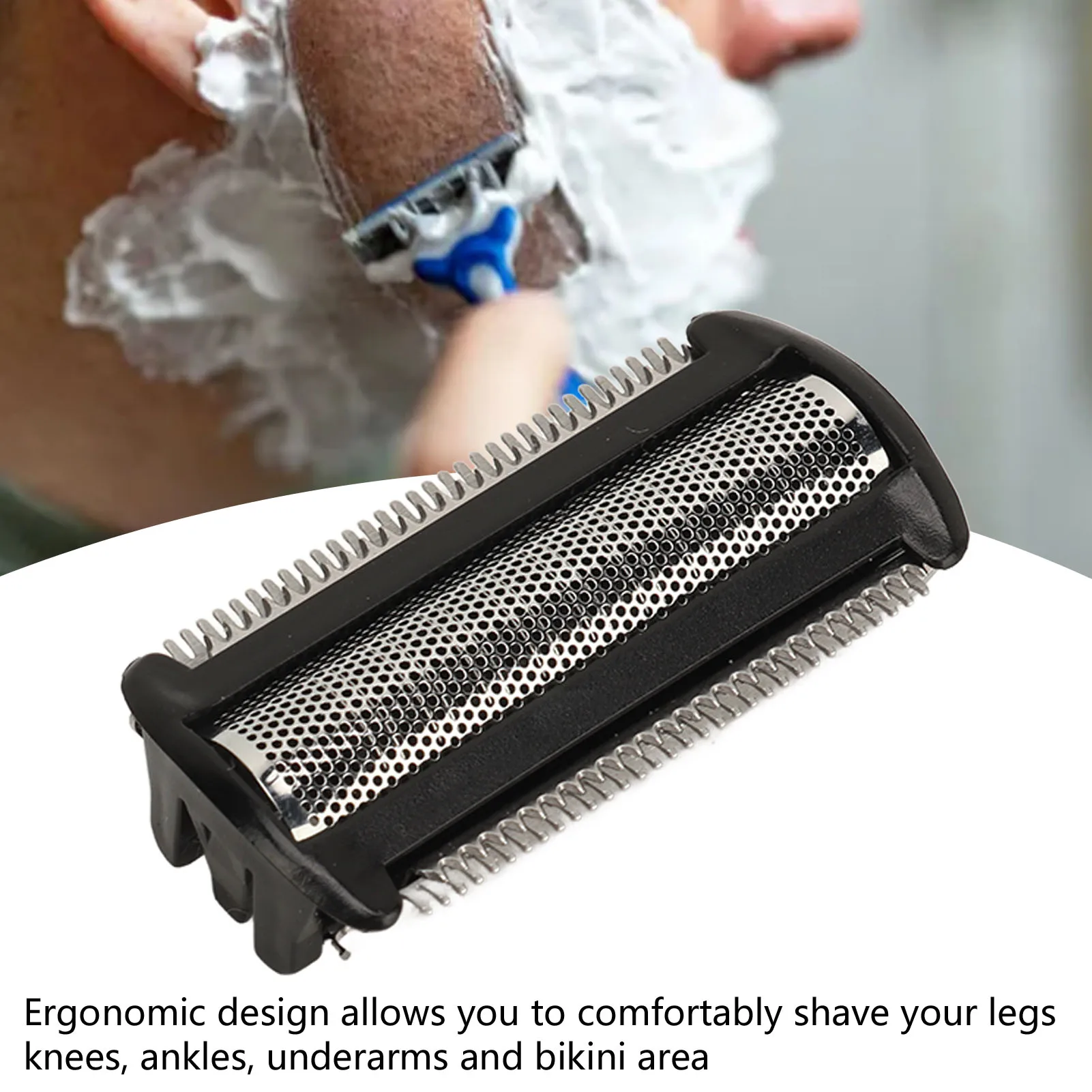 Head Foil Replacement Ergonomic Sturdy Dual Use Electric Trimmer Replacement Foil Head For BRL140 BRL130