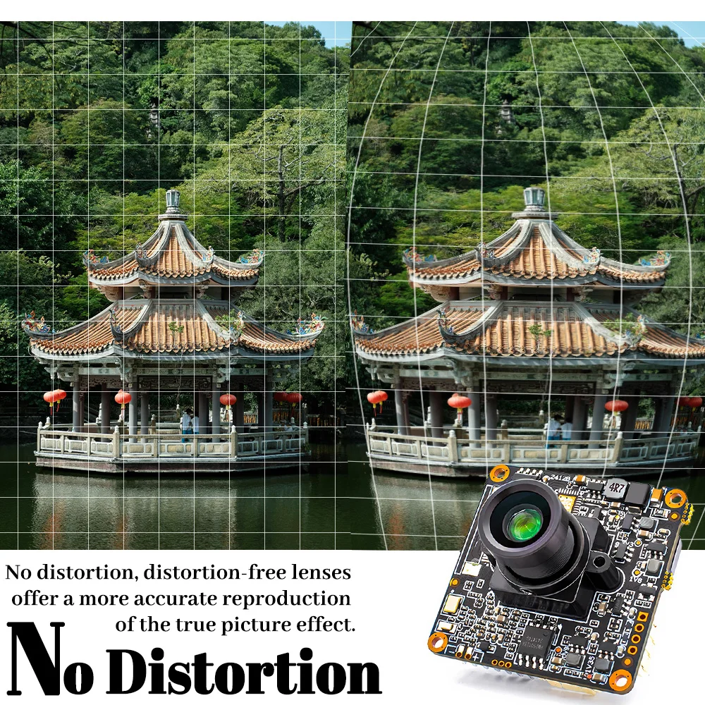 Full HD 1080P IMX307 CMOS 2MP 60FPS POE IP Camera Module With No Distortion Lens
