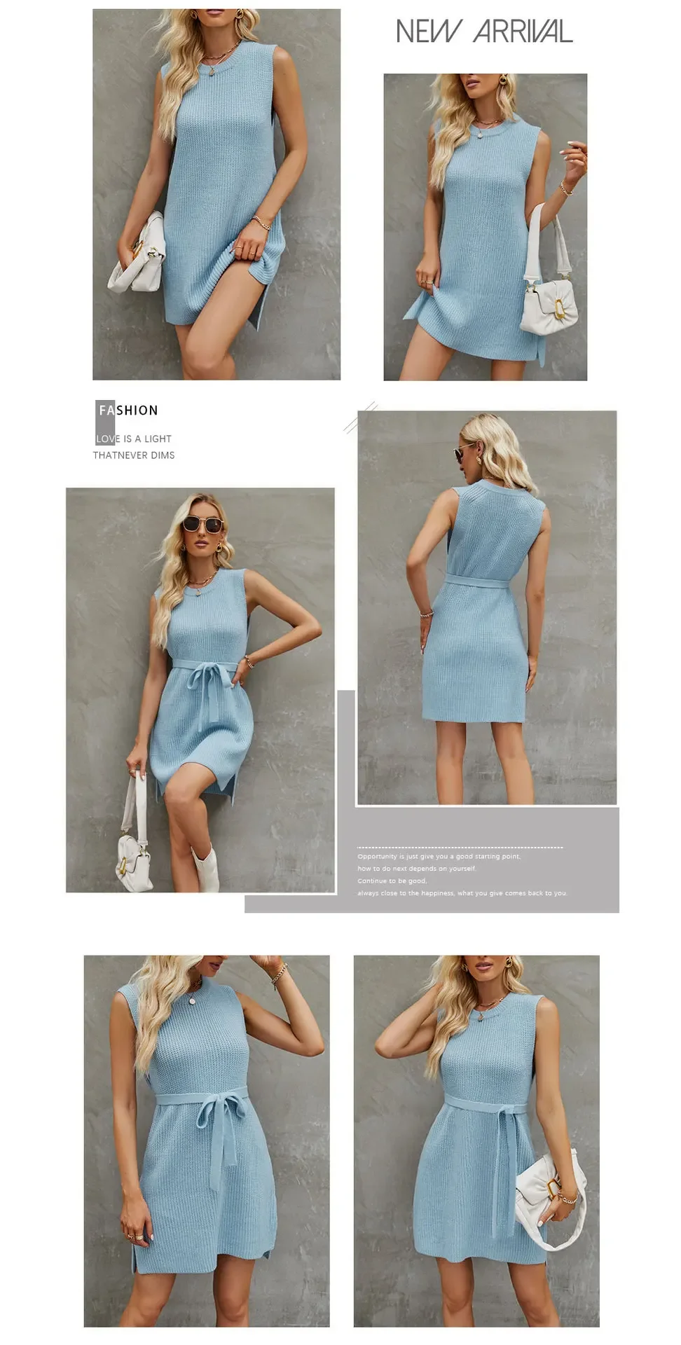 Knitted Dress Image 1