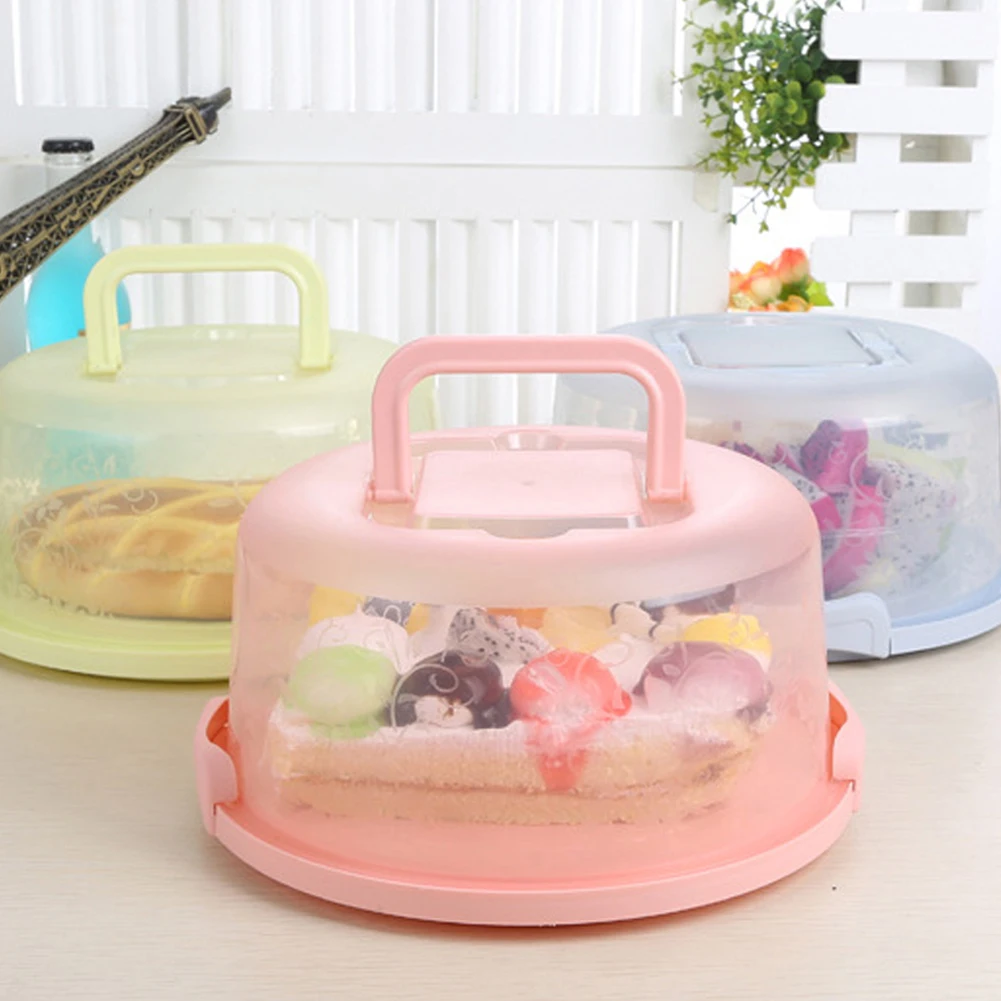 1pc PP Cake Storage Box, Modern Portable Organizer For Kitchen