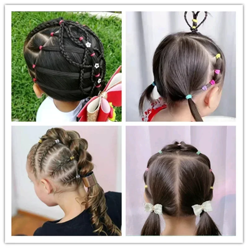 50pcs Disposable Headband Elastic Rubber Band DIY Hair Style With 20pcs Hair Clips For Boy Girl Hiphop Invisible Pin Hairpin