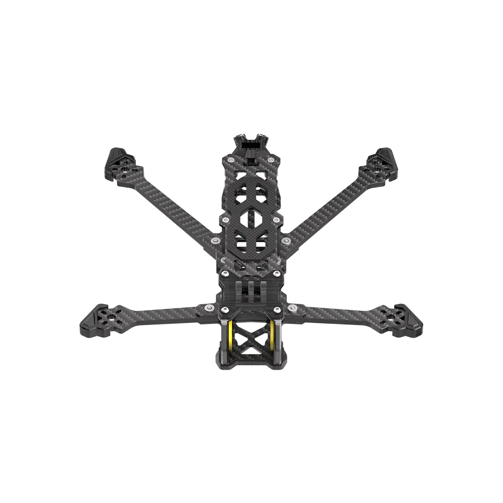 Détail du châssis FlyFishRC Atlas 4 pouces, conception robuste pour drone course freestyle sub-250g.