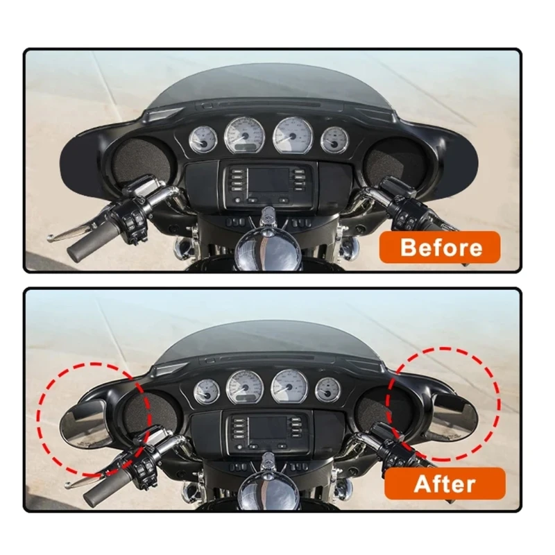 652F   ĸ  2014-2020 Electra Limited Street Fairing Mount Side Glass