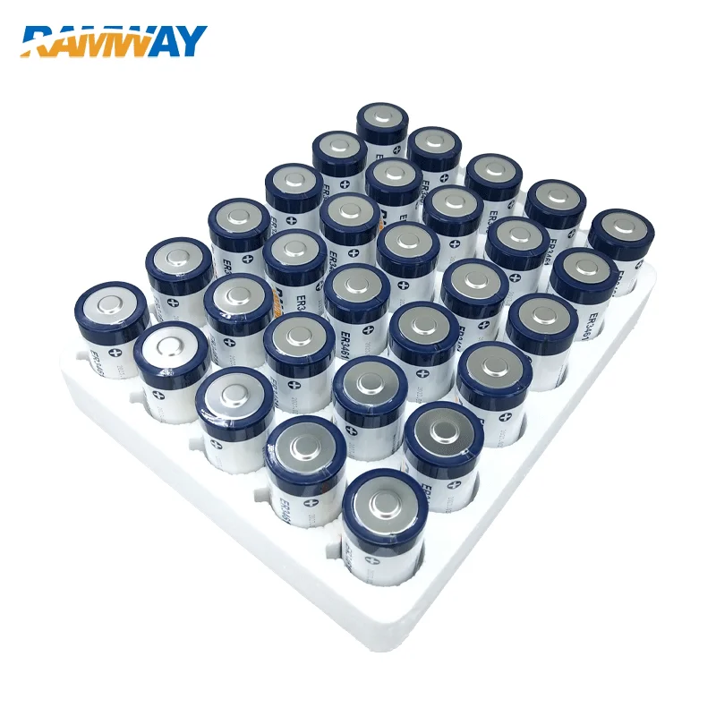 RAMWAY ER34615 D Add SM Plug 3.6V Disposable Lithium Battery Large Capacity Gas Coal Mine Flow Meter IoT Intelligent Water Meter 4