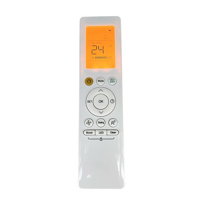 Telecomando Universale Ricambio Per Condizionatore Midea/Carrier - Modelli RG10L1, RG10A, RG10B (Batterie Non Incluse)