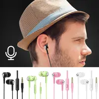 Stereo In-Ear Earphone Bass With Microphone HiFi Headphone Portable Earpiece Wired Headphone for Apple/Android/Huawei - Image 3