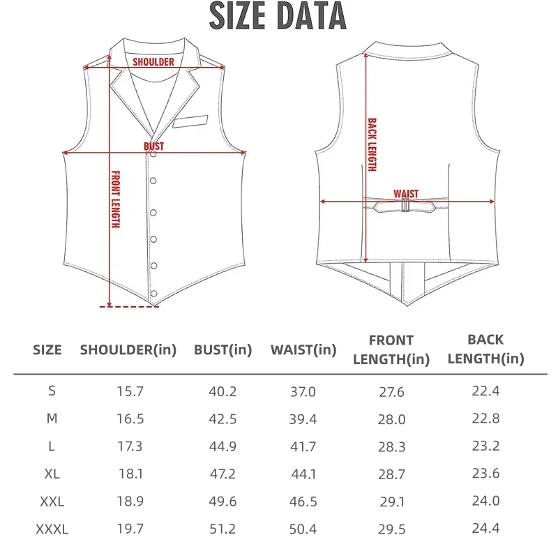 Gothic Vest Pants Combination, Halloween Men's Suit Vest Pants, Steampunk Victorian Stage Pantalon Performance Style Waistcoat 5