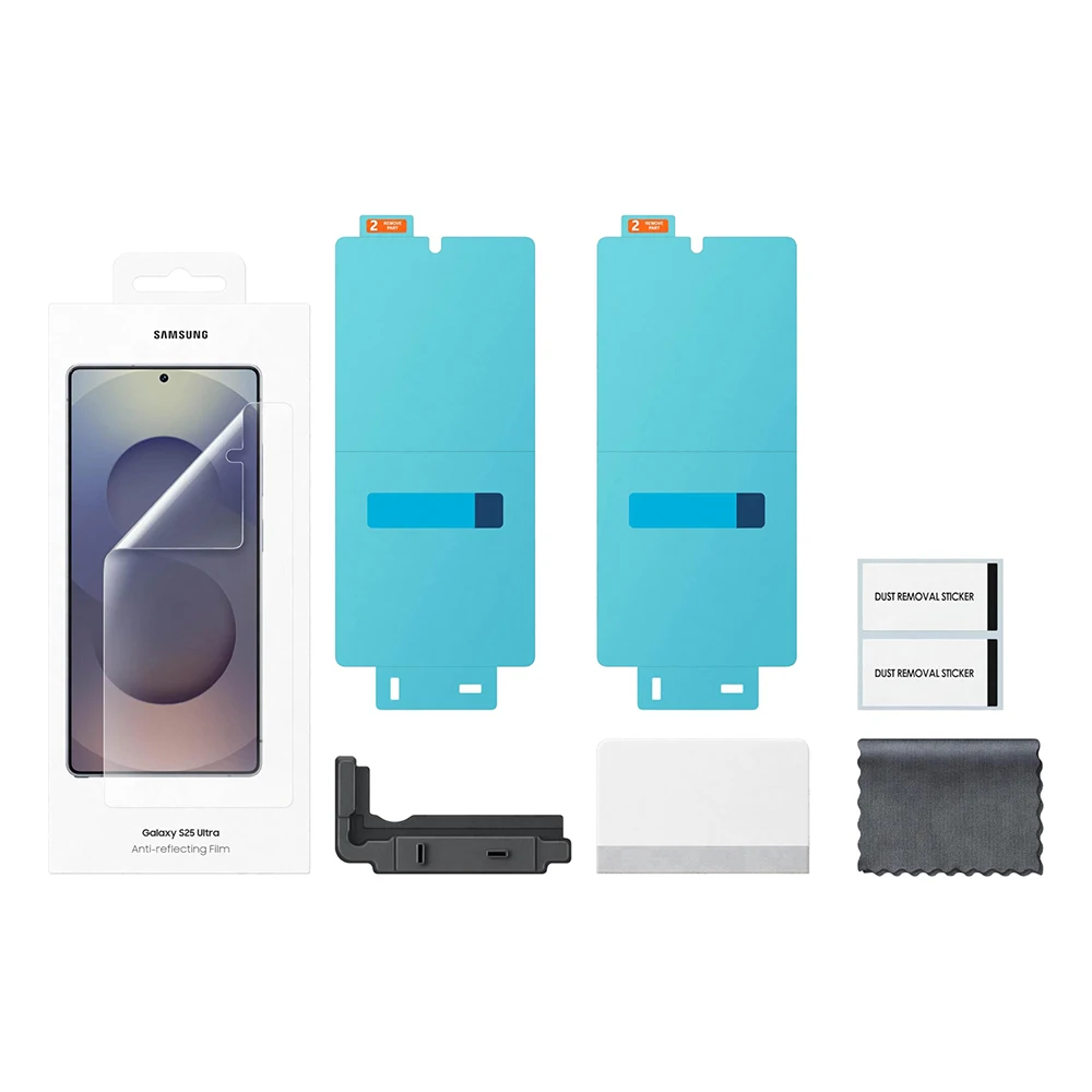 Orijinal Samsung Galaxy S25 Ultra Anti-Yansıma Filmi EF-US938 S25Ultra 2 ADET Ekran Koruyucu hakiki