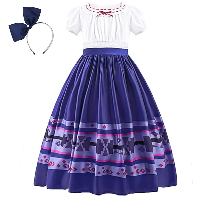 أزياء لويزا التنكرية للفتيات، فستان الأميرة الطويل...