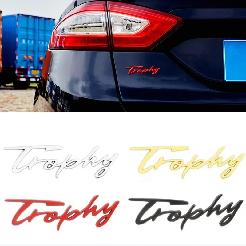 3D Metal Trophy Logo Car Rear Truck Side Fender Emblem Badge Sticker Per Renault Megane 2 3 4 Rs Grandtourer Gt Mg6