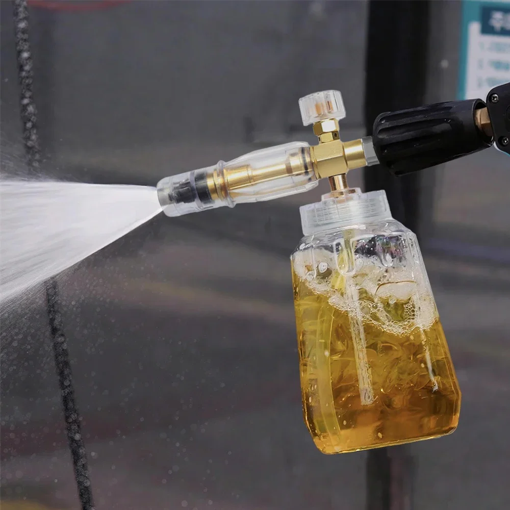 닐피스크 고압세척기용 투명 스노우 폼 캐논, 셀프 서비스 세차용 고압 폼 분사기