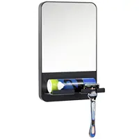 TAILI Acrylic Anti Fog Mirror Shower Shaving Fogless Mirror Washroom Accessories For Women Makeup Man Shaving Bathroom Tools 1