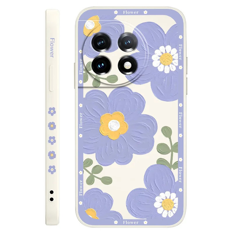 Spoony Flowers Liquid Silicone Phone Case