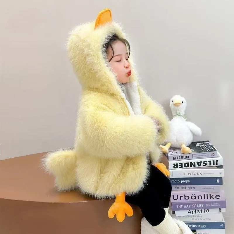 جديد الفتيات سترة سماكة الاطفال معاطف طفل الأطفال ملابس خارجية الخريف الشتاء 240131