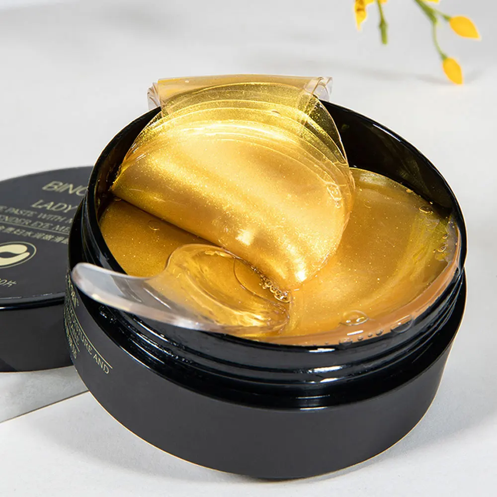 

Gold Moisturizing Crystal Collagen Eye Mask PatchEyes Firming Anti-Wrinkle Anti Aging Remove Dark Circles Eye Care TSLM1