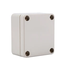 Weatherproof Outdoor Junction Box for Electrical DIY Projects, IP66 Rated Enclosure (65x60x35mm)