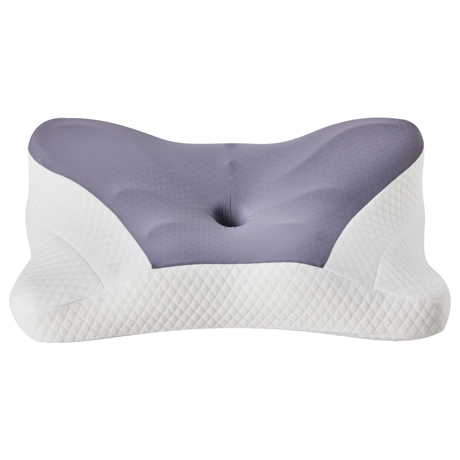 Ergonomic pillow side view