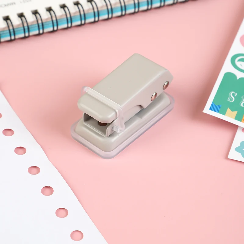 Paper Punch Single Ring 1 Hole Portable