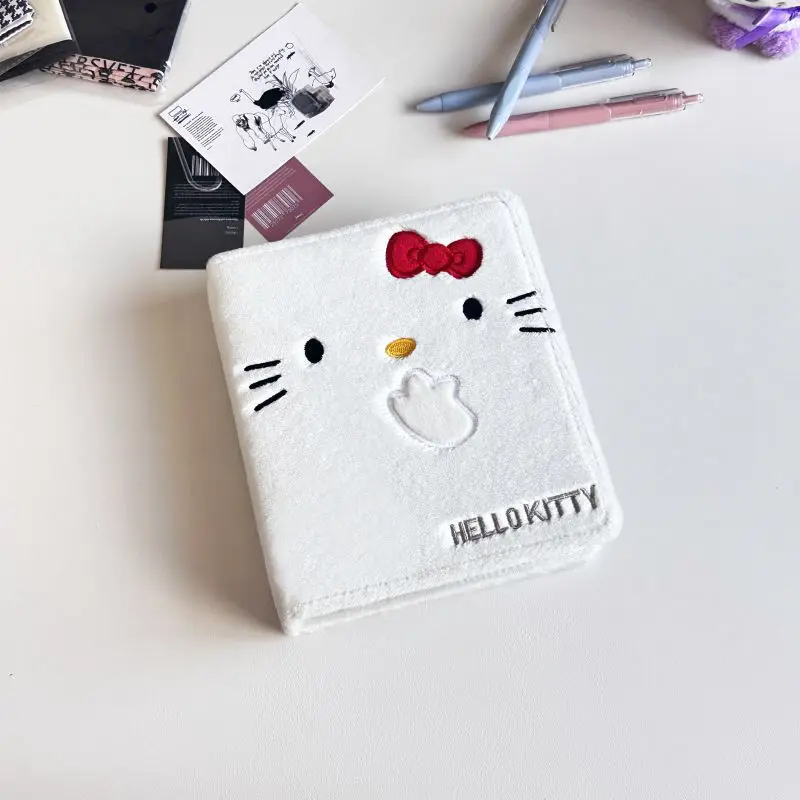 

Sanrio Anime Kawaii Hello Kitty Fluffy Card Book A5 Album Cute Cartoon Lovely Detachable Photo Album Gifts