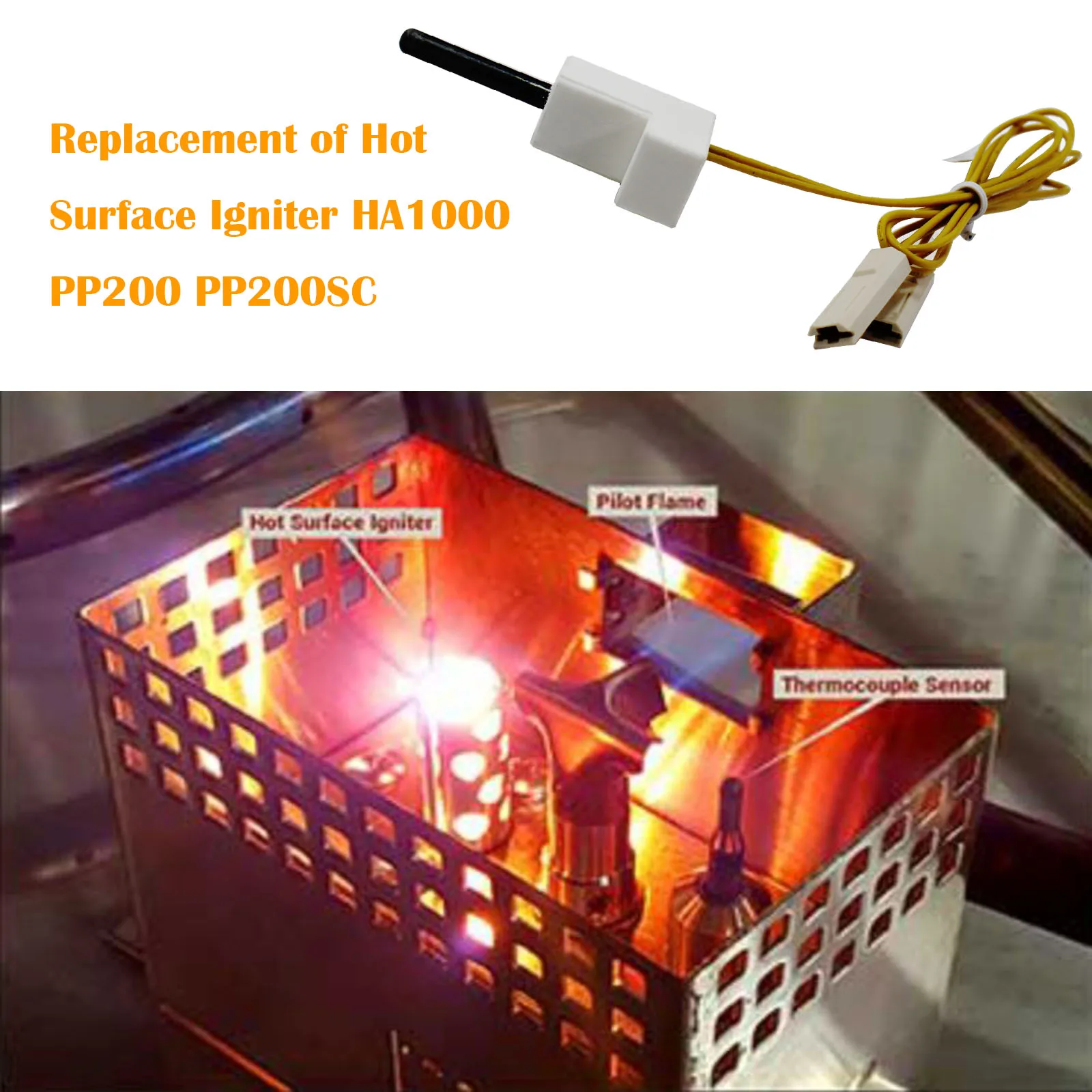 MENSI PP200 PP200SC HA1000 Hot Surface Ignitor for Reddy Heater, Master  Heaters, ProCom Heaters - AliExpress