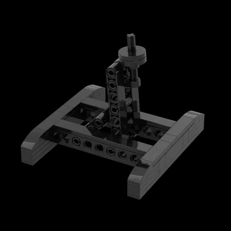 MOC Display Stand for Space Fighter Building Blocks Toy Set