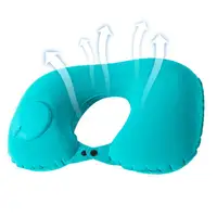 Inflatable Travel Pillow U-Shaped Car Pillow Neck Protector Portable Comfortable Pillow For Airplane Train Car 1