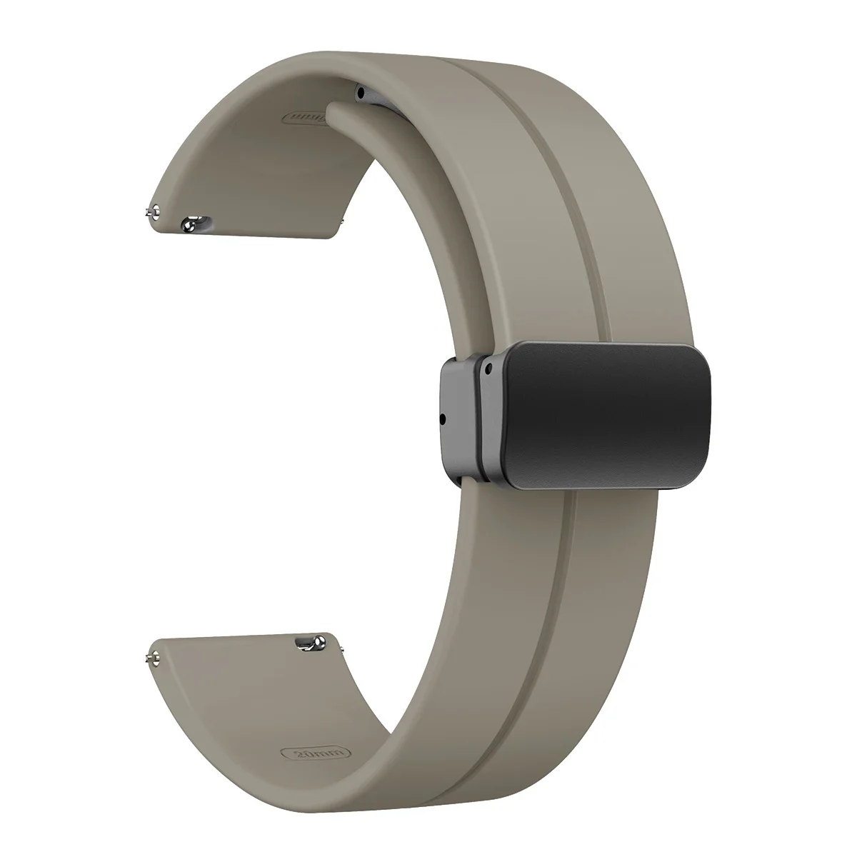Silicone Magnetic Bracelet Watch Band (18/20/22mm)