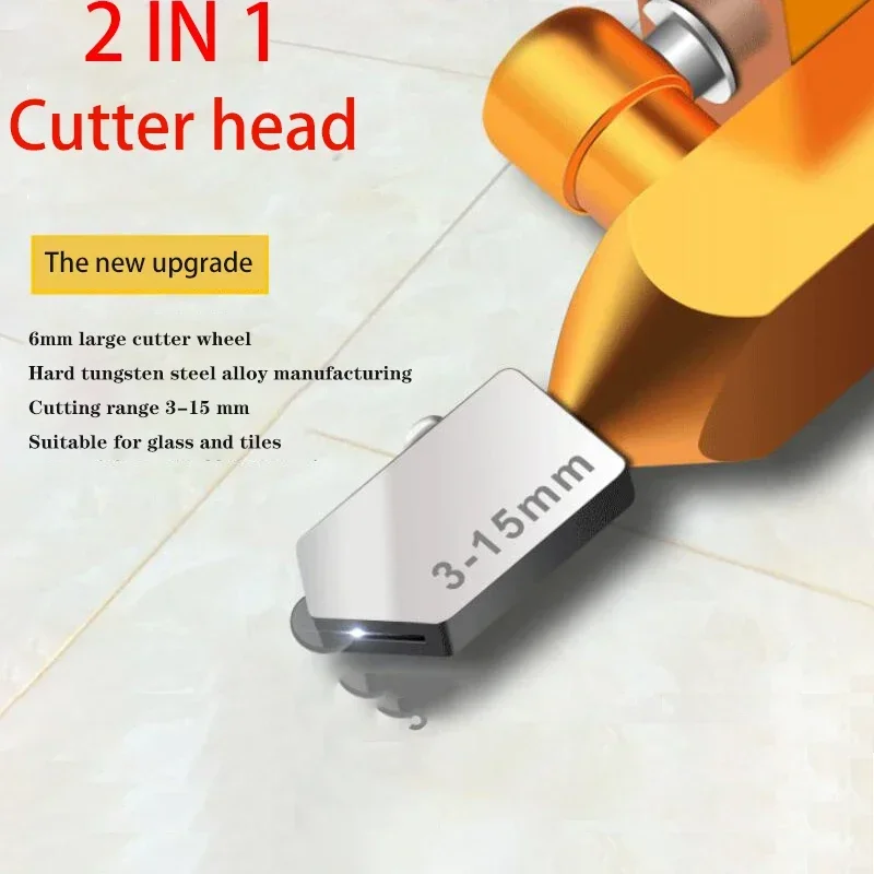 5 Pieces Tile Glide Opener Heads Replacement Glass Opening Wheels Alloy Metal Ceramic Gliding Parts Supplies Construction Tools 3