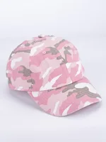 Pink Camo Caps for Women Hiking Hat Cotton Unstructured Ball Cap Outdoor Travel 2