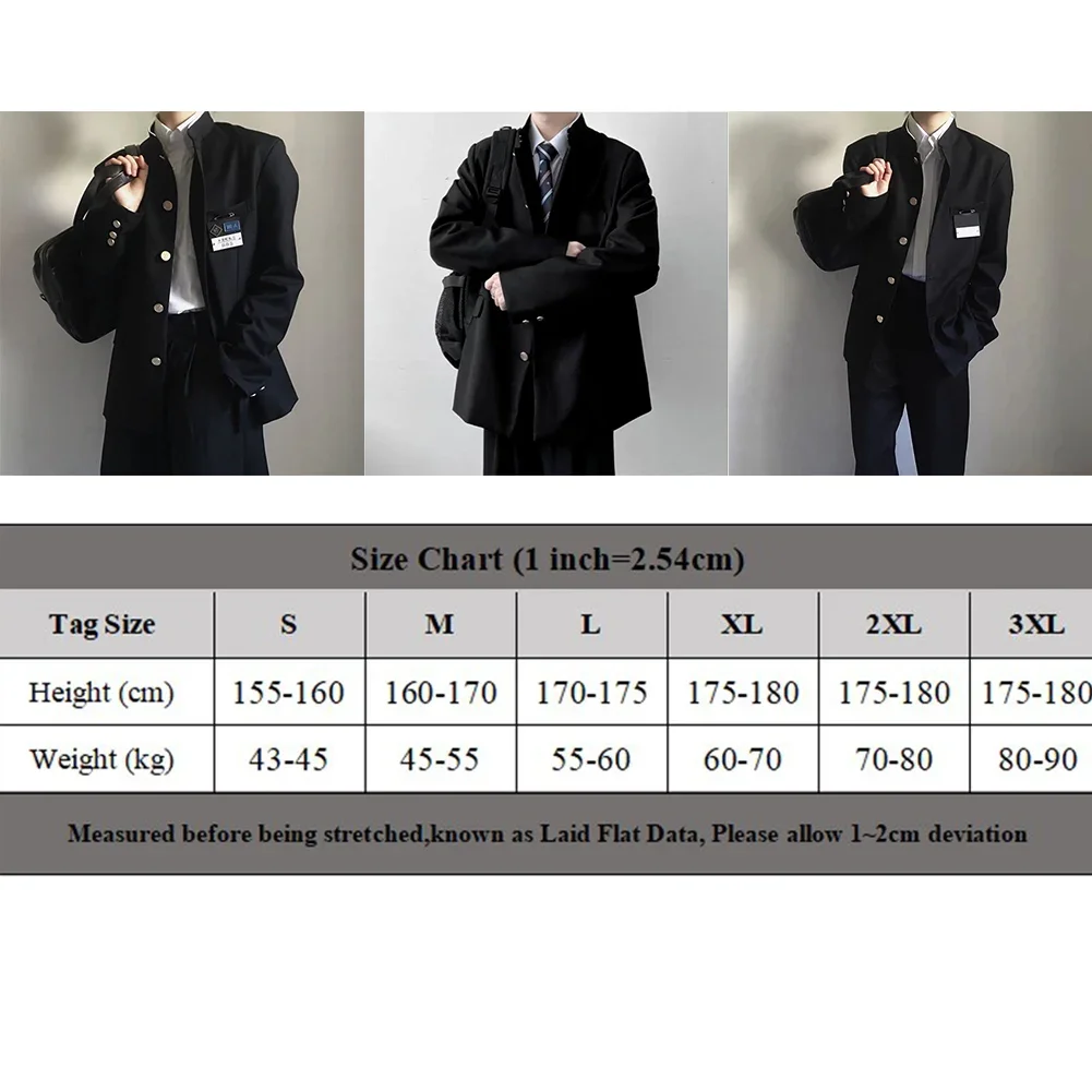Mens Blazer Men Spring Autumn Japanese Style School Uniform Dk Blazers Fashion Suit Jackets Matching Explosion Coat