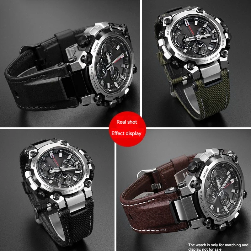 For Casio G-SHOCK MTG-B3000 Italian leather strap MTG B3000