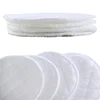 12Pcs(6 Pairs) 3 Layers Cotton Reusable Breast Pads Nursing Waterproof Organic Plain Washable Pad Baby Breastfeeding Accessory 6