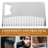 Card Comb Major Bottle Opener Man Beard Comb Hair Styling Stainless Steel Men Barber Tools Credit 3