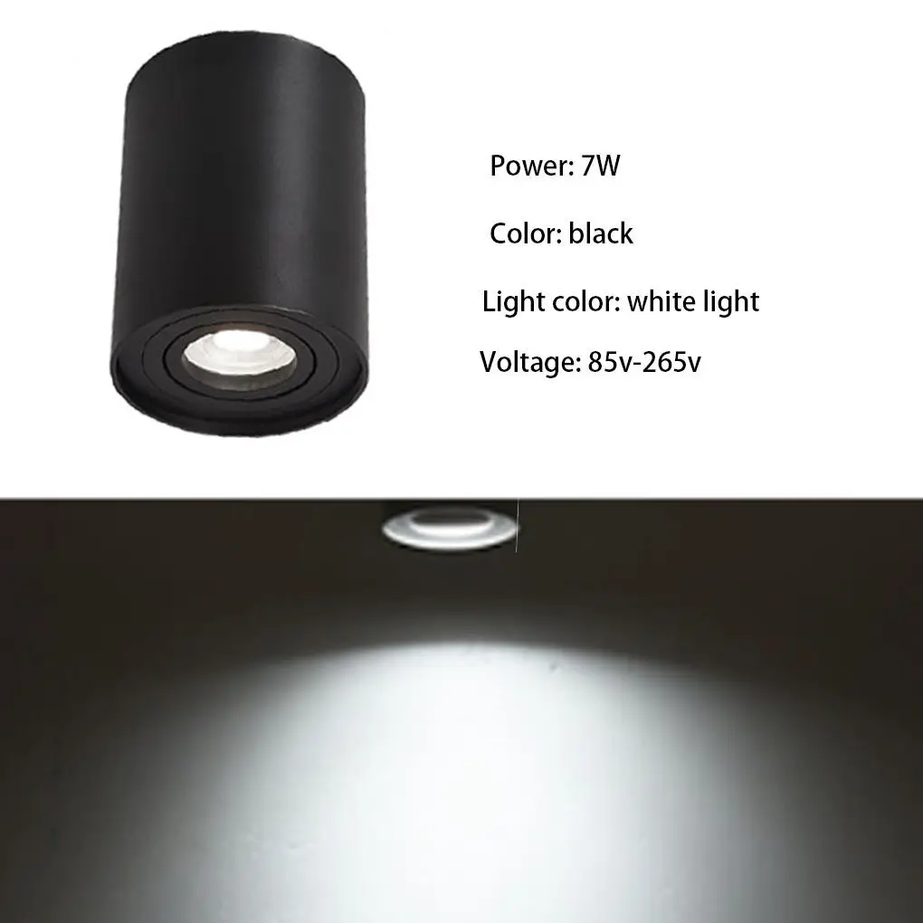 

LED Ceiling Lamp Spotlight Angle Adjustable Light for Living Room Background Porch Hallway Warm White Light