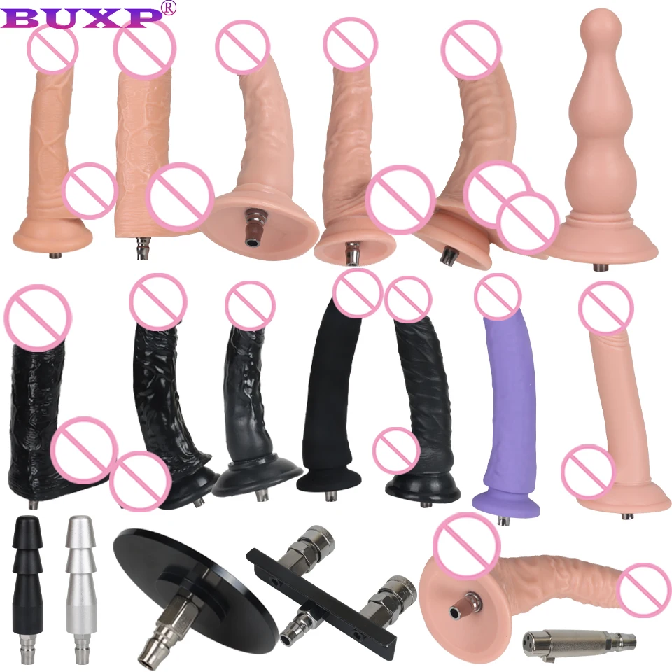 BUXP Premium Sex Machine Attachment for Automatic Vibrator Vac-U-Lock Dildos Suction Cup Love Machine for Women and Men Sex Toys