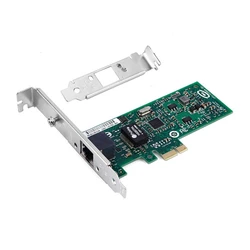 데스크탑 PC용 82574L PCIe X1 네트워크 카드 단일 포트 10/100/1000Mbps 2.5GT