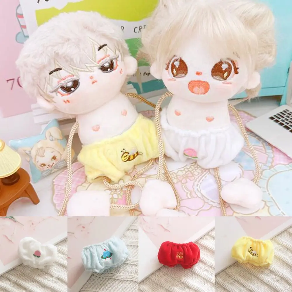 

With Headband Cotton Doll Shorts New Cotton Material 10 Styles Fashion Pants Shorts Casual Wears Accessories 20cm Cotton Doll