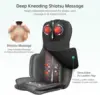 Neck and Back   with Heat, Full Body Massage Chair Pad with Compression, Shiatsu Kneading Seat Portable, Seat Mas 3