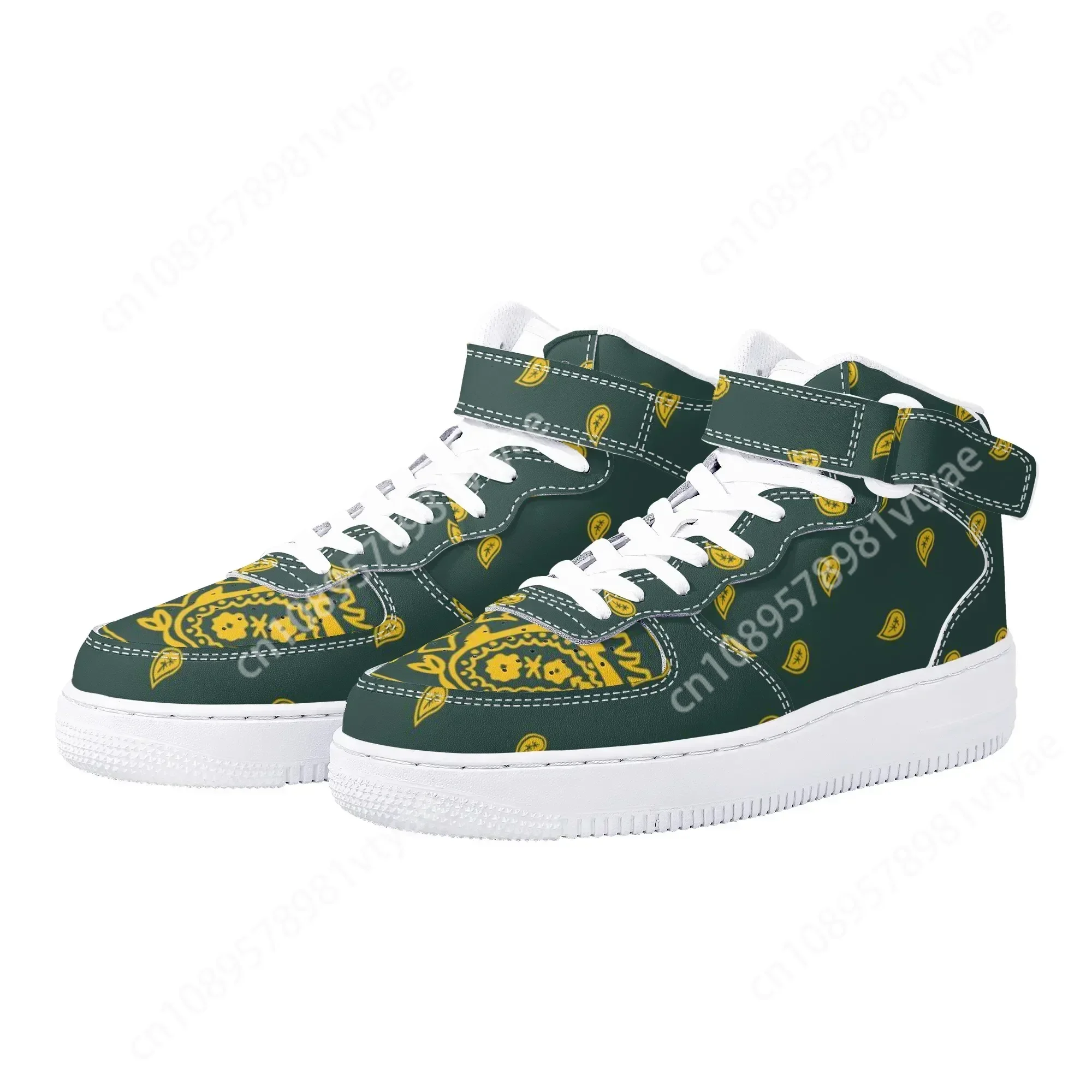 s Bandana Print Men Basketball Sneakers Leisure Shoes True Size Running Shoes Factory Direct
