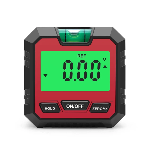 SHAHE Magnetic Leveler Digital Box With Angle Finder And Angle Gauge - 4 X 90 Degree Protractor Inclinometer With Magnet Measures