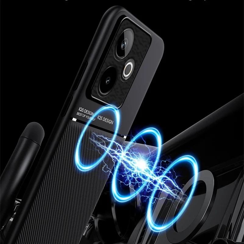 Luxury Magnetic Leather Soft Phone Case - Silicone Protective Cover