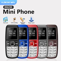 XUESEVEN BM200 Mini Mobile Phone Dual SIM Standby Magic Voice Bluetooth Dial Wireless Bluetooth Earphones Mini Button Telephones 1