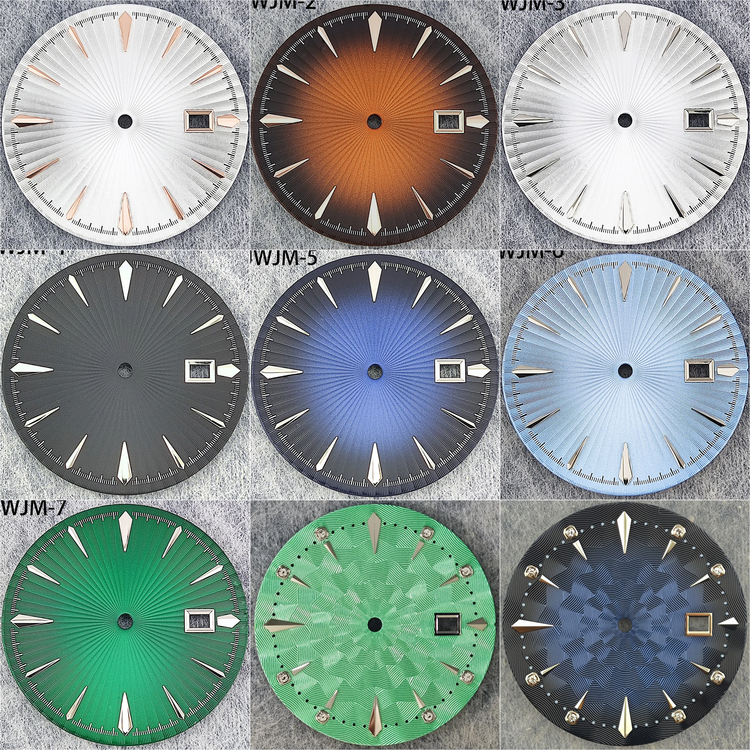 High-Quality 35mm Exquisite Men's Watch Dial in Vibrant Color Options