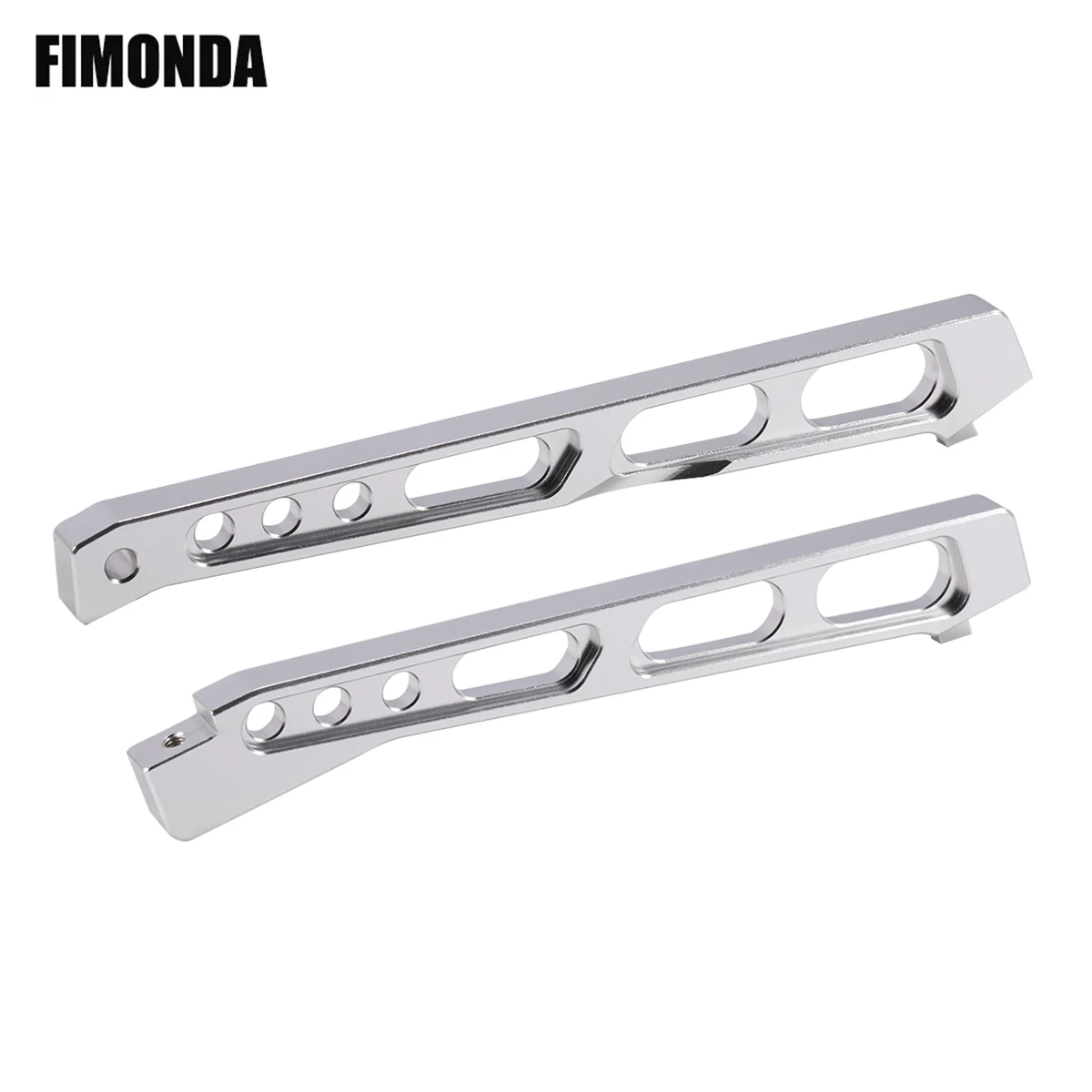 EMagTech Placa De Protección De Chasis Delantera Y Trasera De Acero Inoxidable – Compatible Con Arrma 1/14 Mojave GROM (incluye 9 Tornillos)