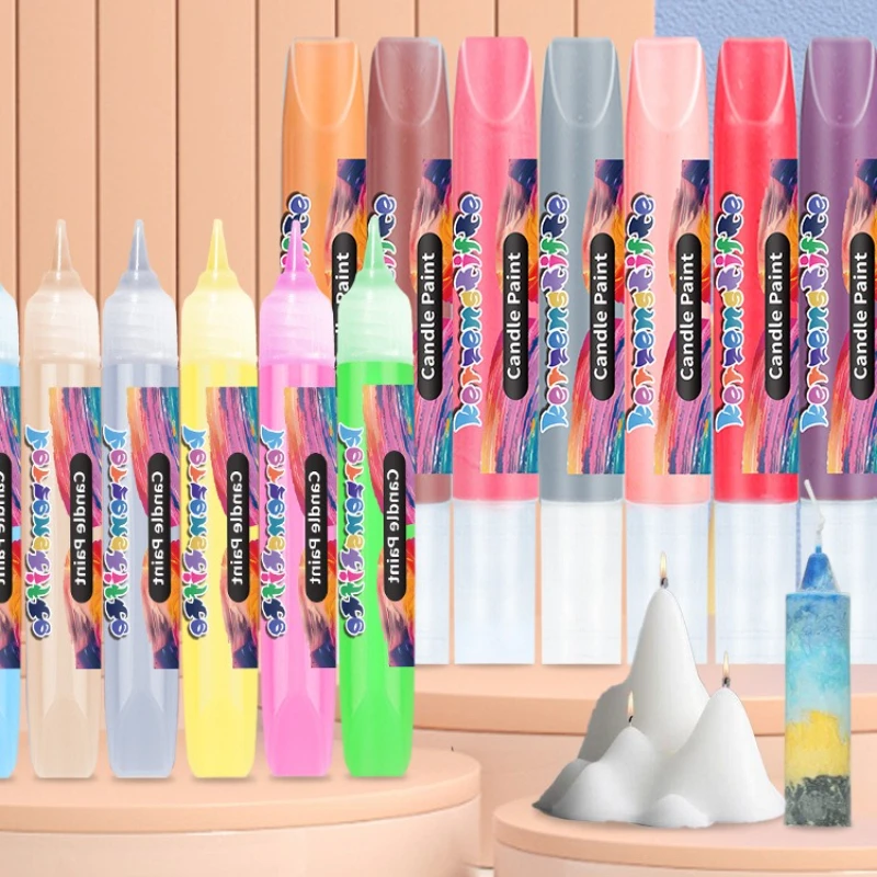 10ml 24색 3D 입체 라인 페인트 펜 DIY 창문 젤 페인팅 낙서 펜 양초 수제 아트 페인팅 크레용